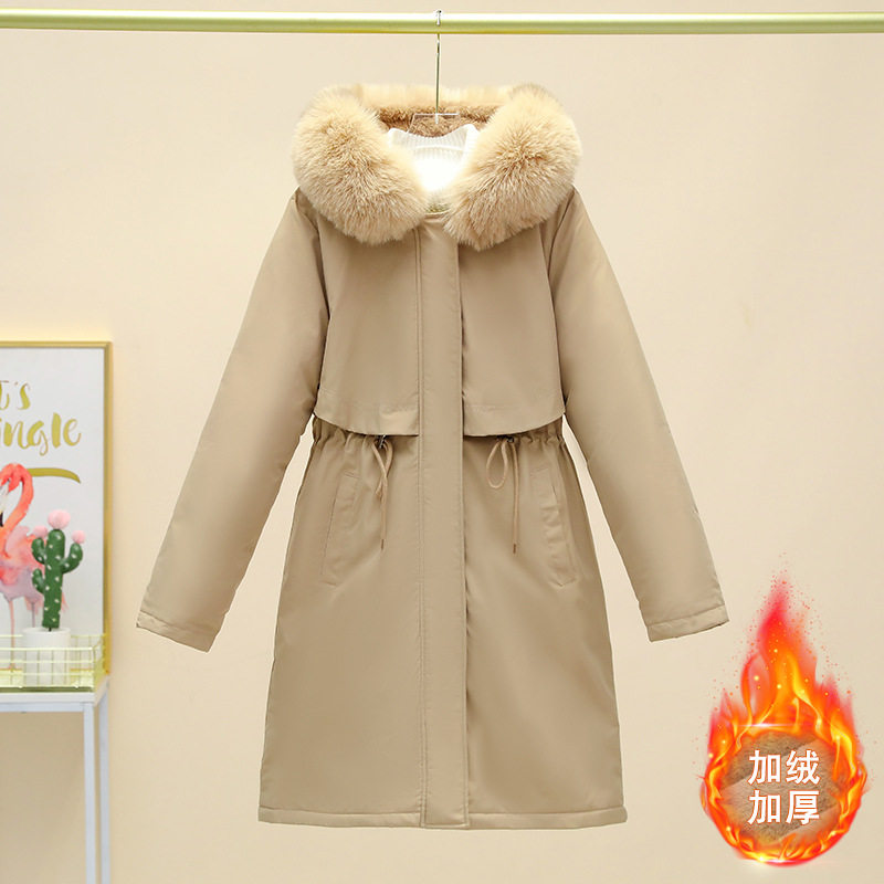 唯品会特卖断码清仓特价处理派克服加厚加绒棉服棉衣女装品牌正品