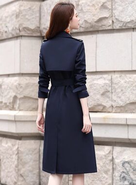 潮唯品会特卖清仓特价处理断码女装收腰风衣品牌正品春秋新款外套