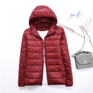 唯品会特卖断码特价处理轻薄白鸭绒羽绒服女装品牌春秋冬