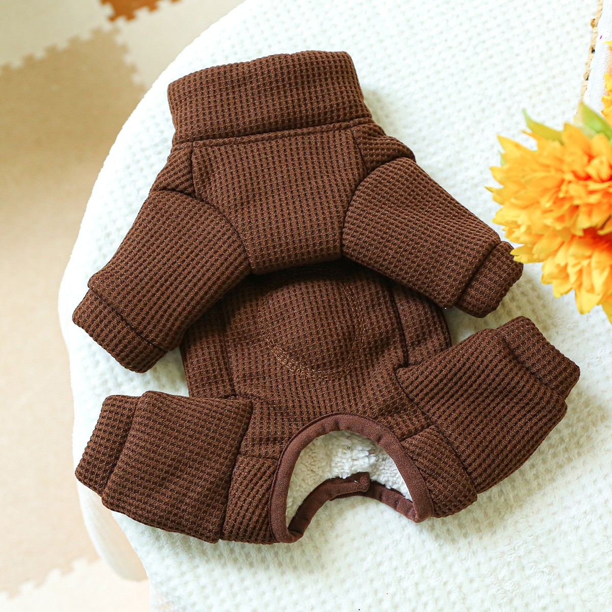 全包款秋冬薄绒四脚衣服