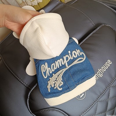 秋季帅气泰迪比熊猫狗裙子泡米酱