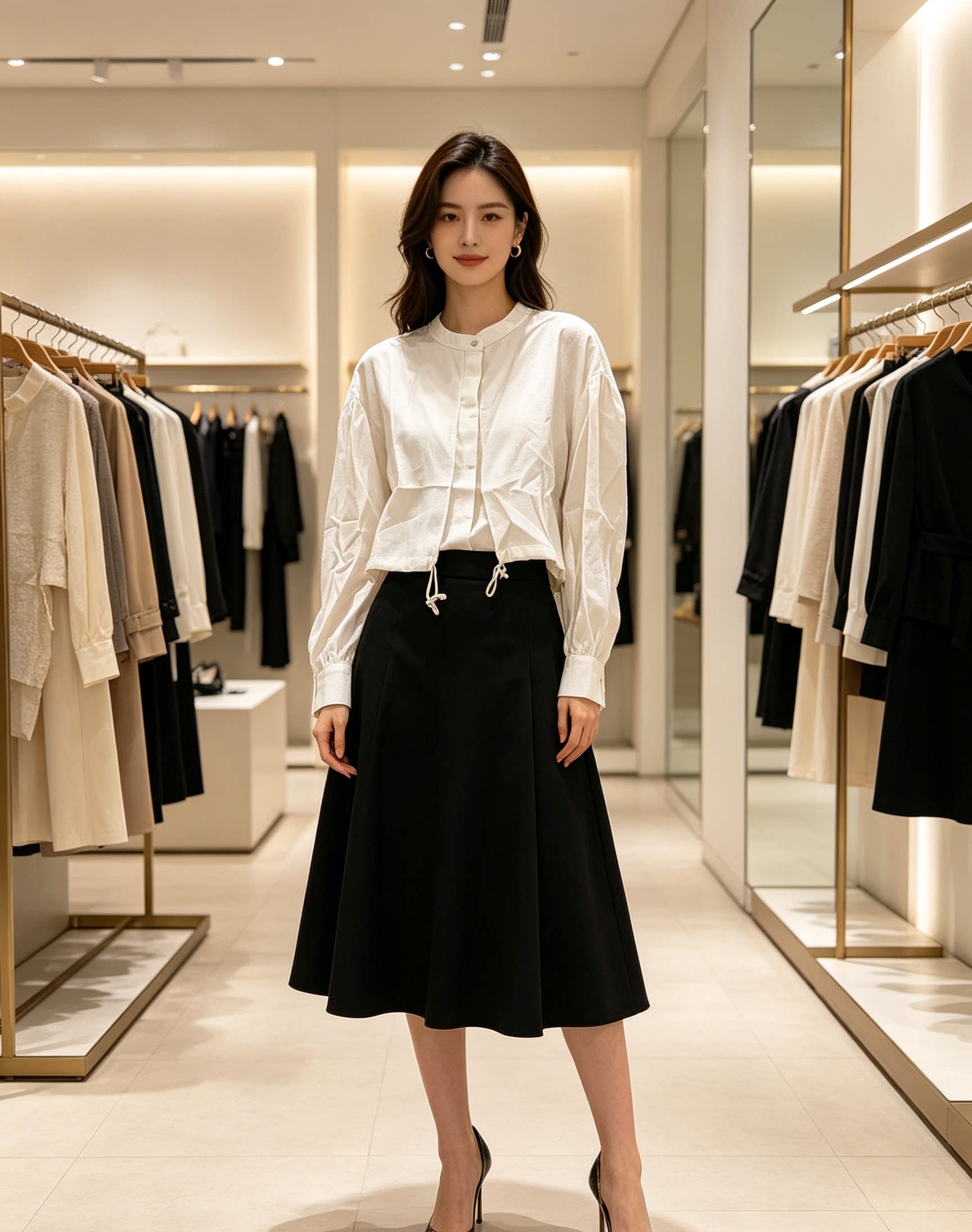 2026春季休闲女装新款上衣韩版长袖宽松显瘦衬衫时尚百搭