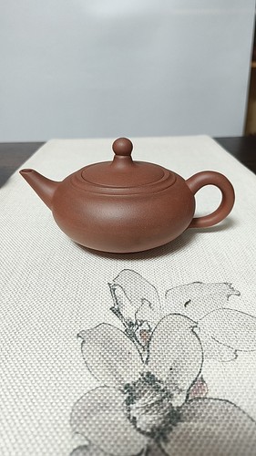 宜兴紫砂壶原矿紫泥半手工汤渡陶业一粒珠壶300cc茶具茶壶礼品