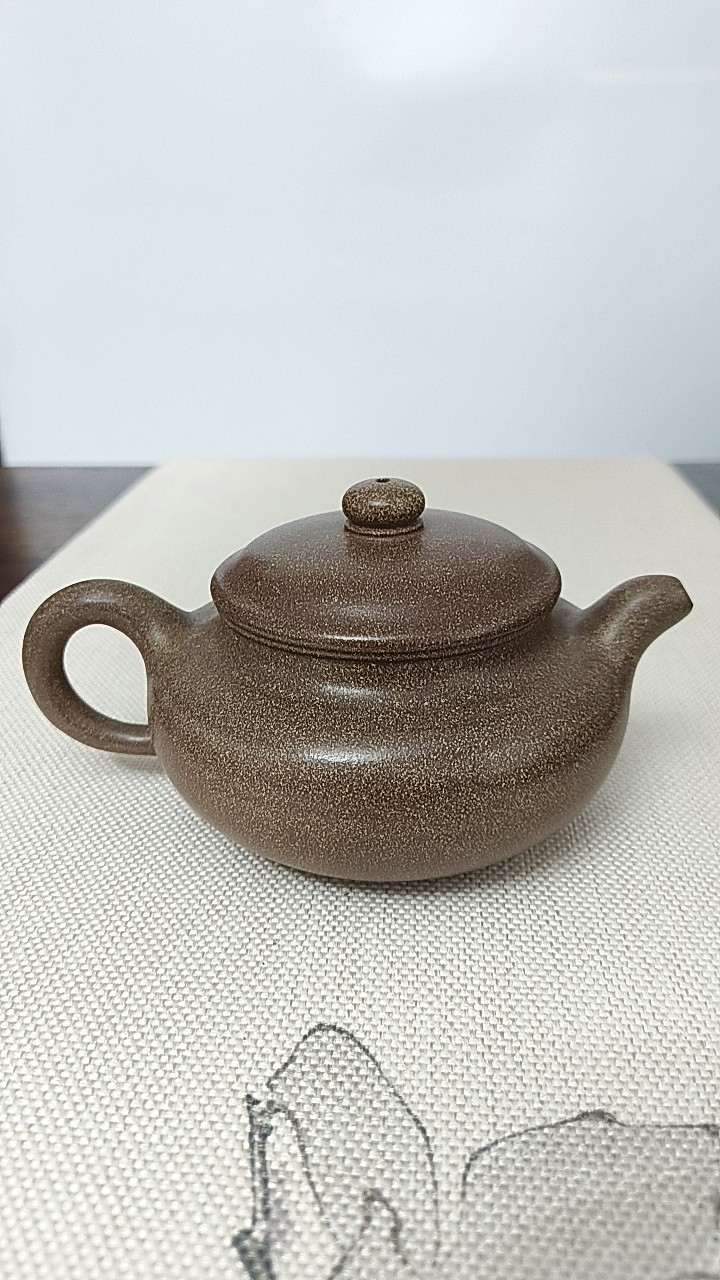 宜兴紫砂壶原矿生砂全手工仿古壶容量350cc茶具茶壶
