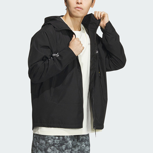 Adidas/阿迪达斯正品TERREX 户外男士舒适运动连帽夹克外套IS9508