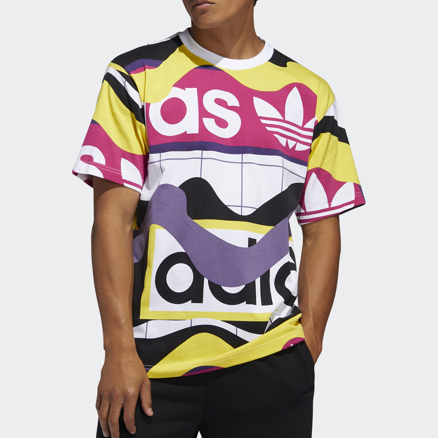 男子运动短袖T恤阿迪达斯正品