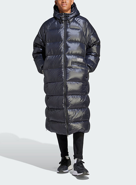 Adidas/阿迪达斯正品三叶草男子防风长款运动羽绒服IL6151