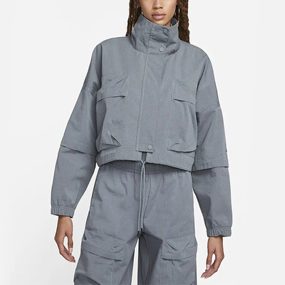 耐克女子可拆卸袖两穿运动外套