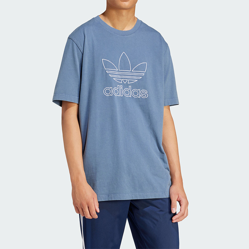 阿迪达斯男士运动休闲短袖T恤