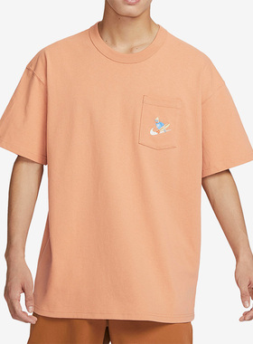 Nike/耐克正品夏季休闲印花圆领男子运动短袖FQ0351-225