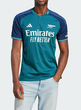 Adidas/阿迪达斯正品秋季新款男子足球训练运动短袖T恤HR6935