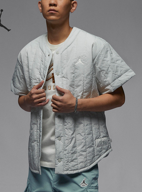 Nike/耐克正品JORDAN FLIGHT男士保暖夹棉短袖上衣FN4602-034