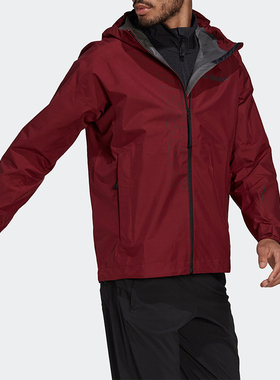 Adidas/阿迪达斯正品GTX PACLITE J男士户外运动冲锋衣HH9183