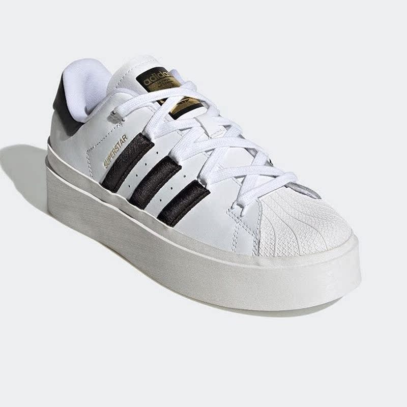 阿迪达斯女子贝壳头厚底板鞋