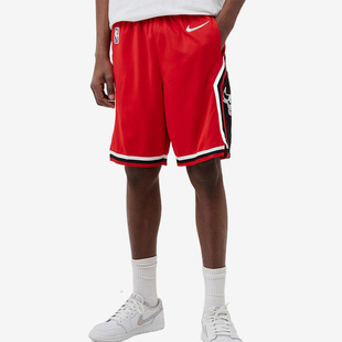 DB4129 芝加哥公牛队撞色男子运动短裤 657 耐克正品 Nike