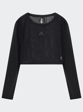 Adidas/阿迪达斯正品FUSTL LAYER TEE女士网眼休闲长袖T恤JP1459