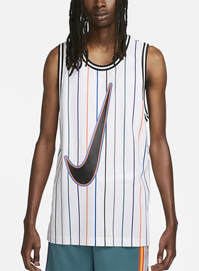 Nike/耐克正品新款男子篮球训练透气运动无袖背心DX0436-100