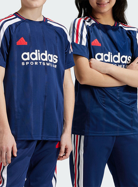 Adidas/阿迪达斯正品 J NP TEE 大童运动休闲短袖T恤IW0886