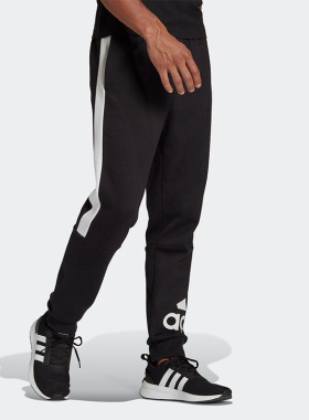 Adidas/阿迪达斯正品夏季新款男针织舒适运动健身长裤 HE4364