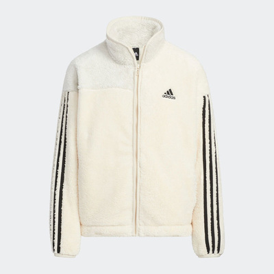 Adidas/阿迪达斯正品秋冬款儿童运动休闲舒适加厚立领外套 HM9582