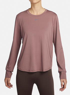 Nike/耐克正品新款女士圆领宽松透气运动长袖T恤FN2802-208