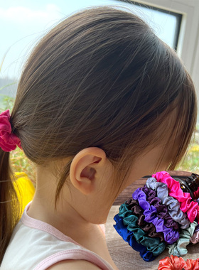 韩国进口发饰东大门头饰品 百搭简约橡皮筋大肠头绳 盘发发圈发绳