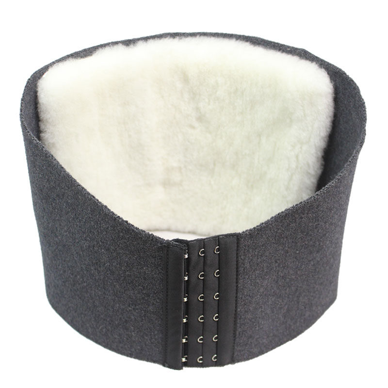 皮毛一体羊毛护腰带保暖加绒加厚男女士冬季腰椎间盘暖宫暖胃肚子