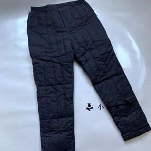 男士 内胆棉裤 加厚纯色羽绒裤 防寒裤 白鸭绒轻便保暖大码 冬季