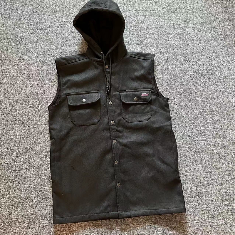 其他马甲加绒连帽中长款