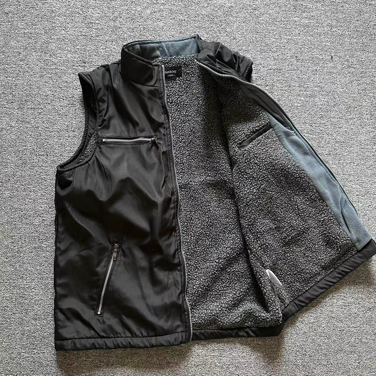 外贸男士秋冬加绒保暖多兜工装马甲 无袖坎肩马夹立领防风外套,男装,常规马甲,淘宝优惠券,粉丝福利购,淘宝优惠卷