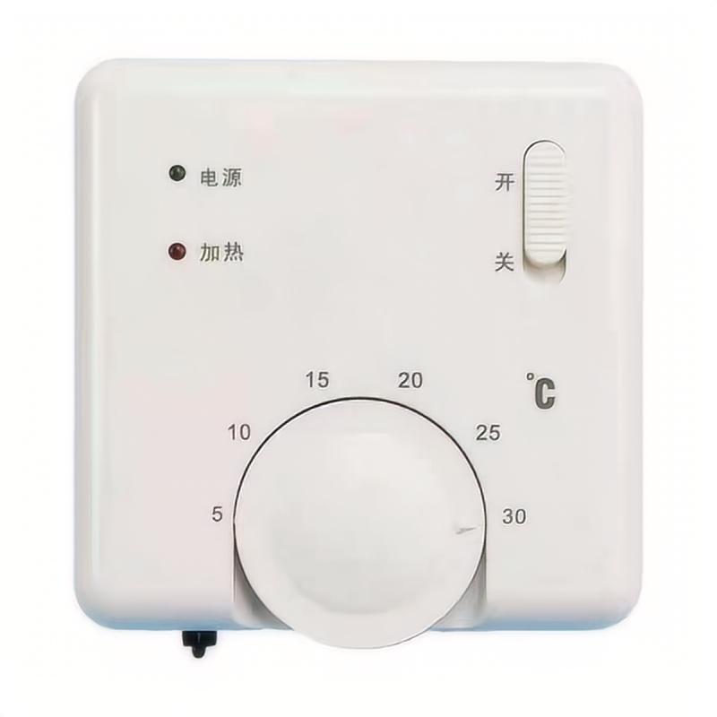 包邮明装电采暖控制器 电热膜温控器 地暖温控保温板电炕电热开关