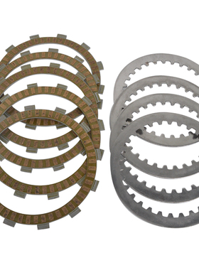适用川崎ZZR400配件ZZR250 600GPZ ZRX西风400摩托车离合器片钢片