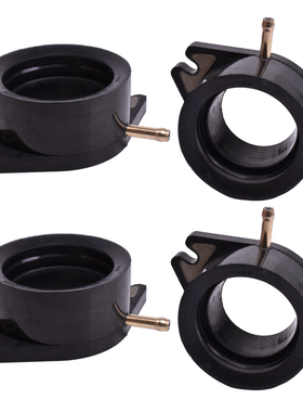 适用雅马哈天王XV750太子摩托车配件全新化油器接头进气口接口胶