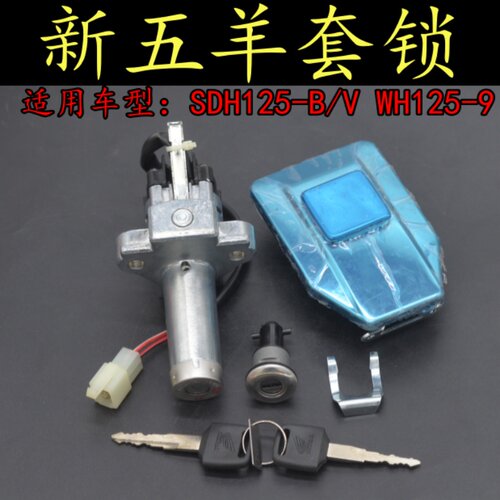 适用新大洲本田万里行SDH125-B/V套锁新五羊WH125-9电门锁油箱锁