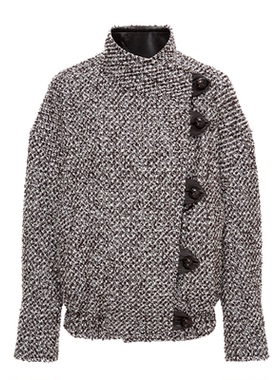 REINEREN 小香风粗花呢直筒外套