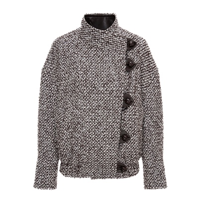 REINEREN 小香风粗花呢直筒外套