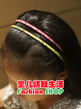 韩国AZNAVOUR细款碎花发箍发卡