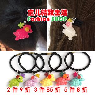 韩国 GRAIN de BEAUTE Aznavour 奶油糖果色小绵羊发圈头绳皮筋