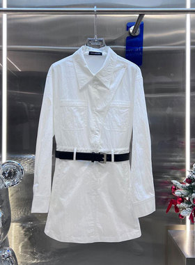 NKC.欧洲站小众BābyChìlling文艺Polo显瘦裙子领衬衫百搭连衣裙