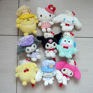 日单 hello kitty my melody美乐蒂 玉桂狗 毛绒挂件公仔玩具