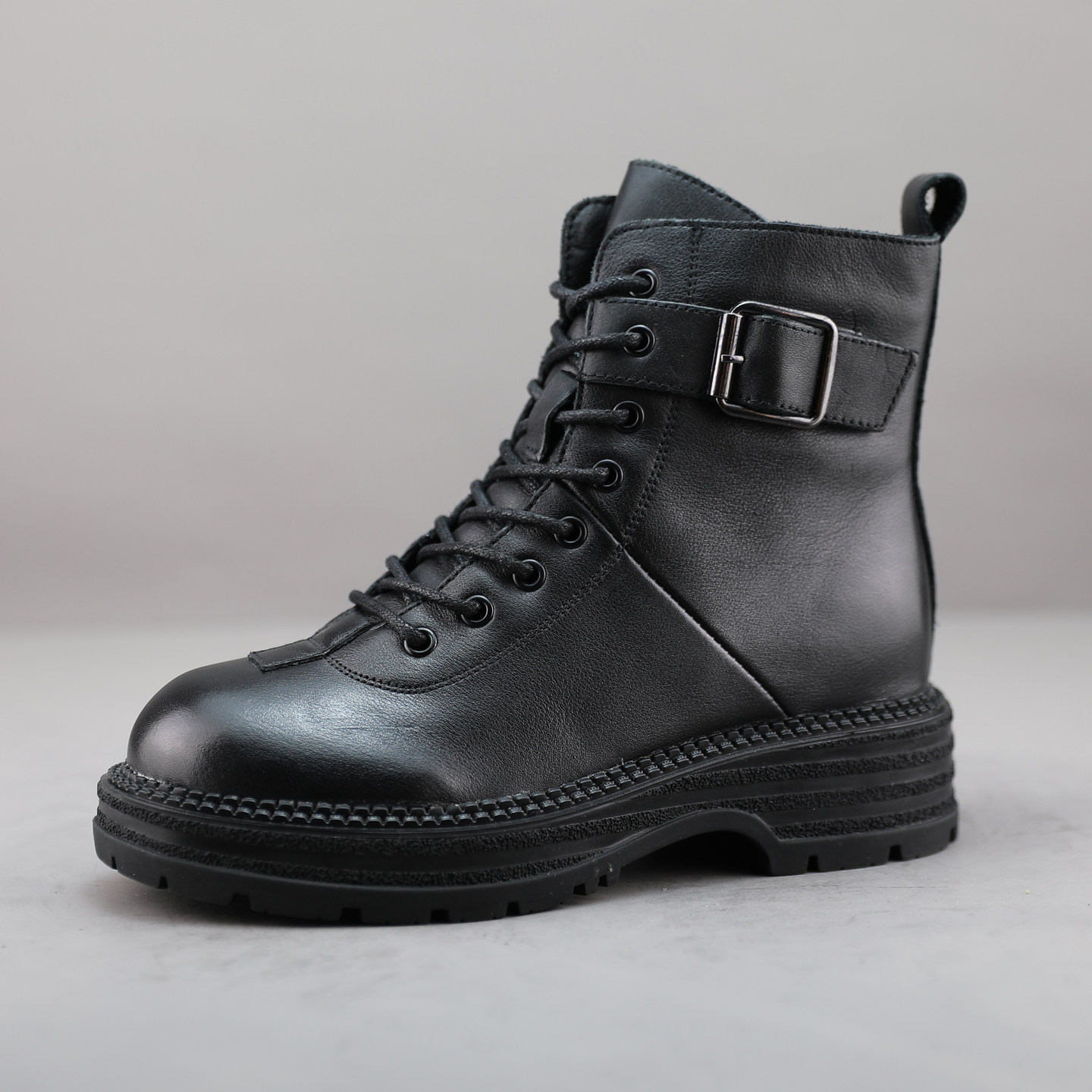 清仓仅此一双35码小号女鞋冬季加绒保暖棉靴真皮头层牛皮马丁靴女,女鞋,马丁靴,淘宝优惠券,粉丝福利购,淘宝优惠卷