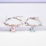 Плетеный браслет ручной работы для влюбленных, аксессуар, в корейском стиле, простой и элегантный дизайн, подарок на день рождения