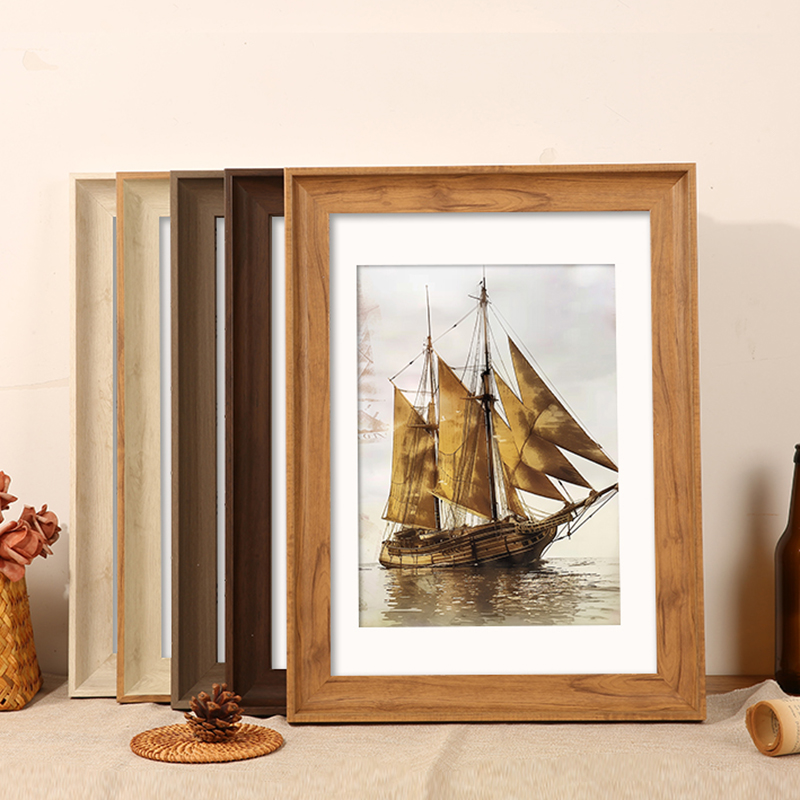 复古画框架装裱空框相框挂墙定制