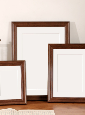 相框空框A3a4摆台字画书法画框装裱四4K开8拼图外框架挂墙定制diy