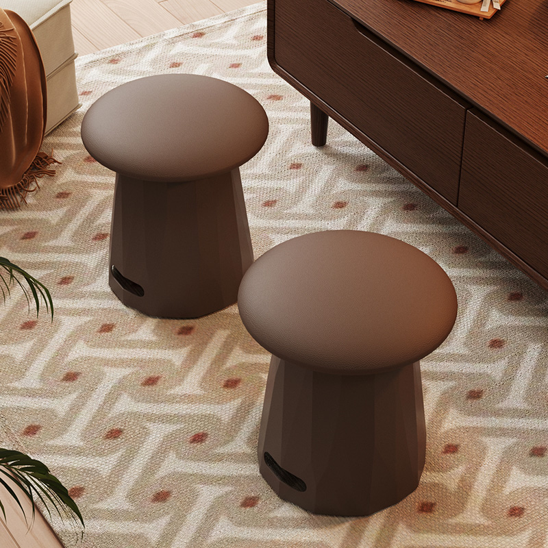 创意蘑菇凳家用客厅玄关塑料矮凳