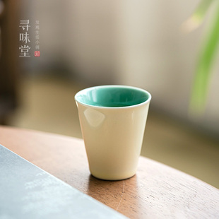 清雅色釉陶瓷品茗杯三款 ｜纯色小茶杯主人杯家用功夫茶具单杯茶盏