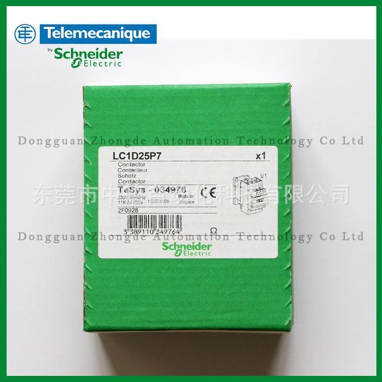 LC1D25 230V 50/60Hz LC1D25P7 Schneider Contactor施耐德接触器