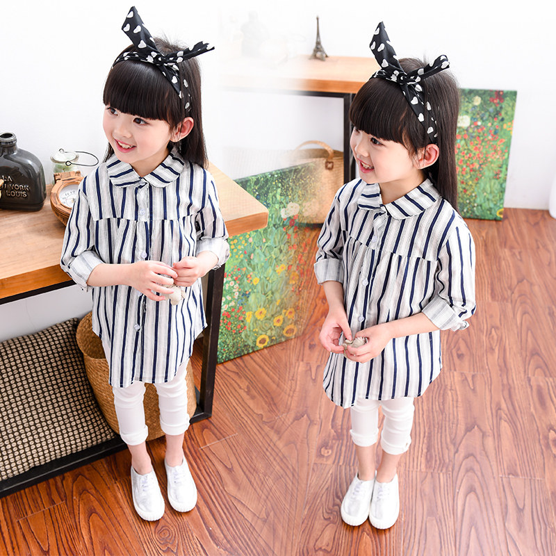 Chemise fille à manche longue - Ref 2087340 Image 1