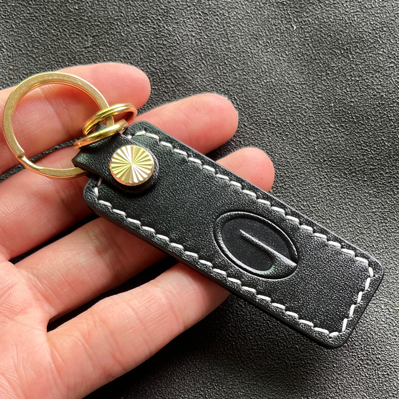 手工定制真皮牛皮车用钥匙扣