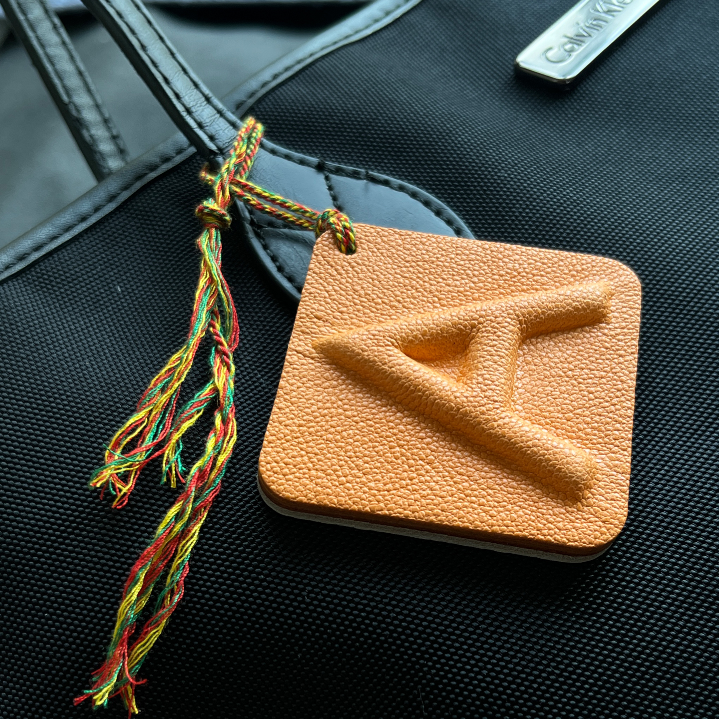 字母A手工定制真皮塑形包包挂饰